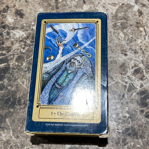 Fantastical Tarot Card Deck OOP 1999 original artwork Nathalie Hurtz divination - Picture 8 of 11